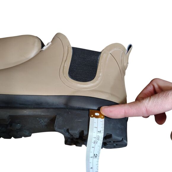 Barbour Mallow Chelsea Rain Boots Men's Size 8 Putty Rubber Waterproof - Picture 11 of 11